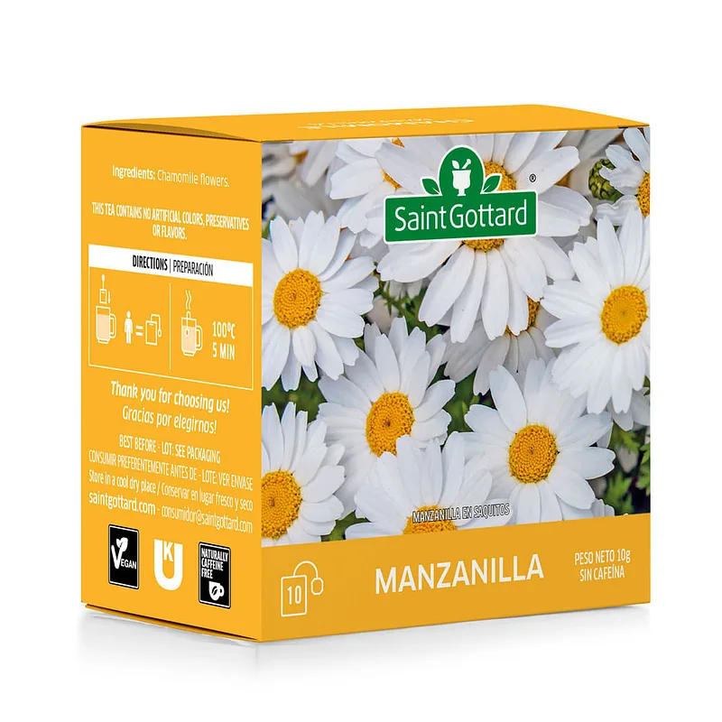 Te Manzanilla x 10 u (Saint Gottard)