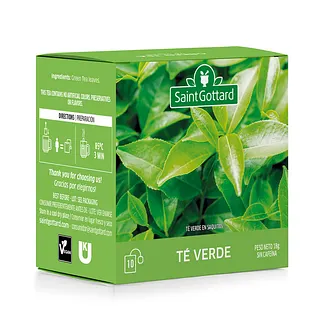 Te Verde x 10 u (Saint Gottard)
