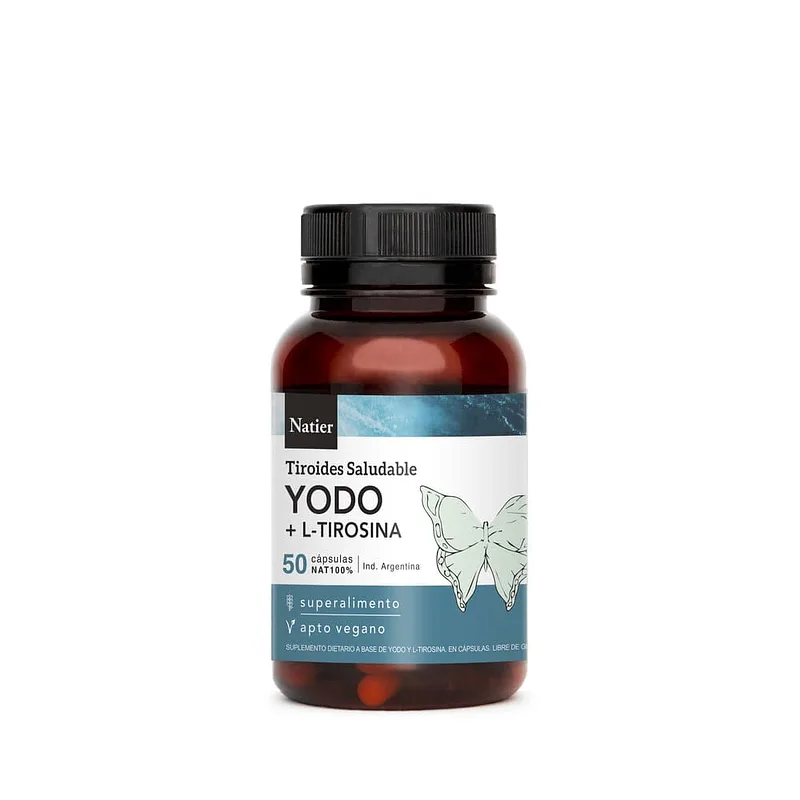 Yodo con L - Tirosina x 50 cap (Natier)