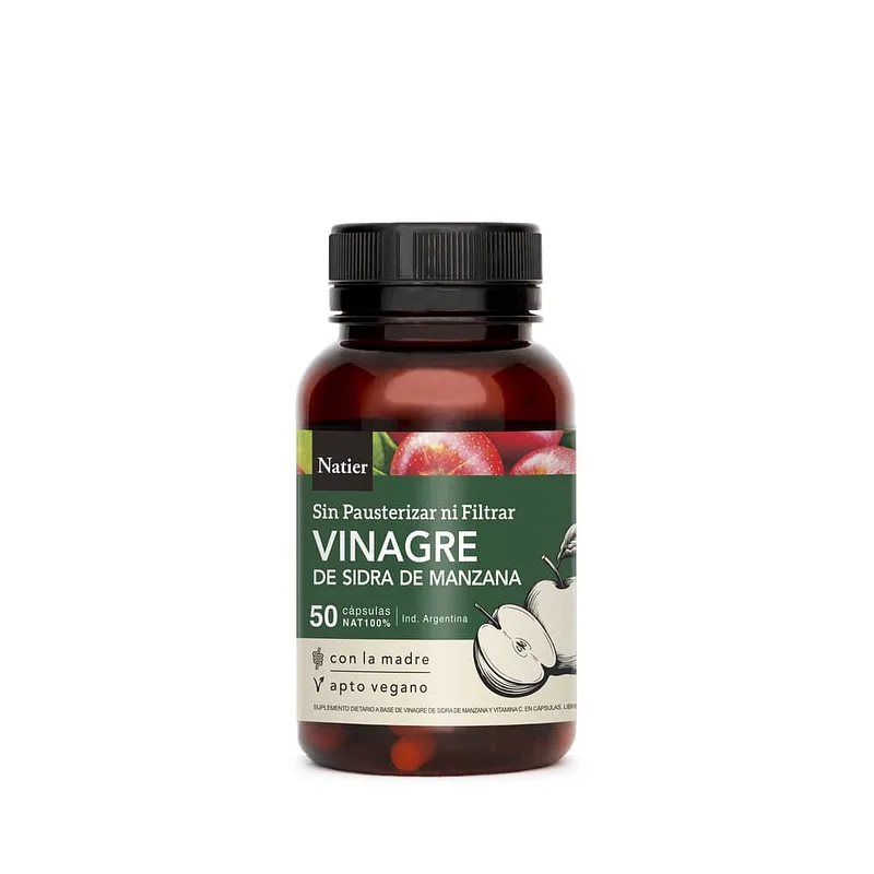 Vinagre de Sidra de Manzana x 50 cap (Natier)