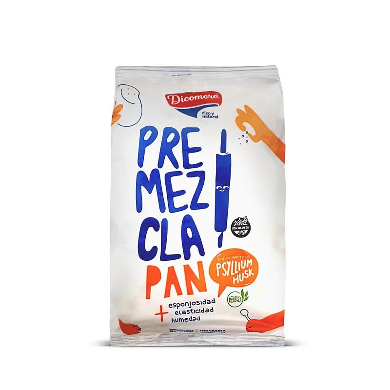 Premezcla para Pan con Psyllium Husk x 450 gr (Dicomere)