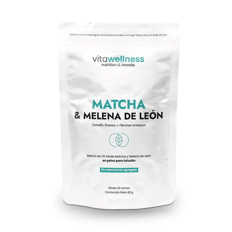 Melena de Leon con Matcha en Polvo x 40 ml (Vitawellness)