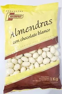 Almendras con Chocolate Blanco x 500 gr (Chocolart)
