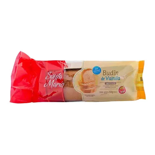 Budin de Vainilla x 200 gr (Santa Maria)