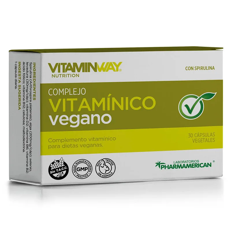 Multivitaminico Vegano x 30 cap (Vitaminway)