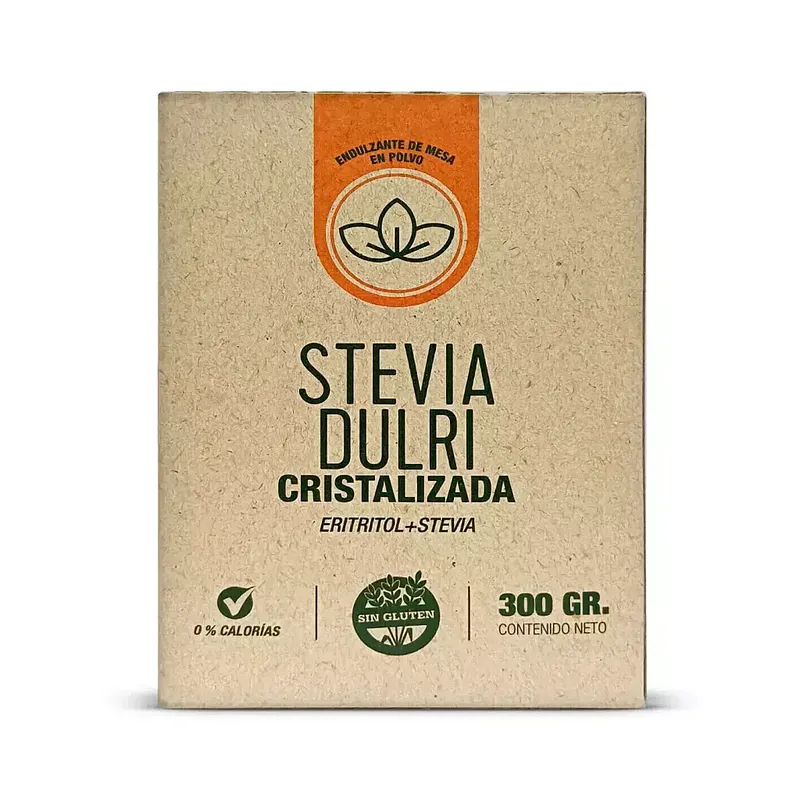 Eritritol + Stevia Cristalizada x 300 gr (Dulri)