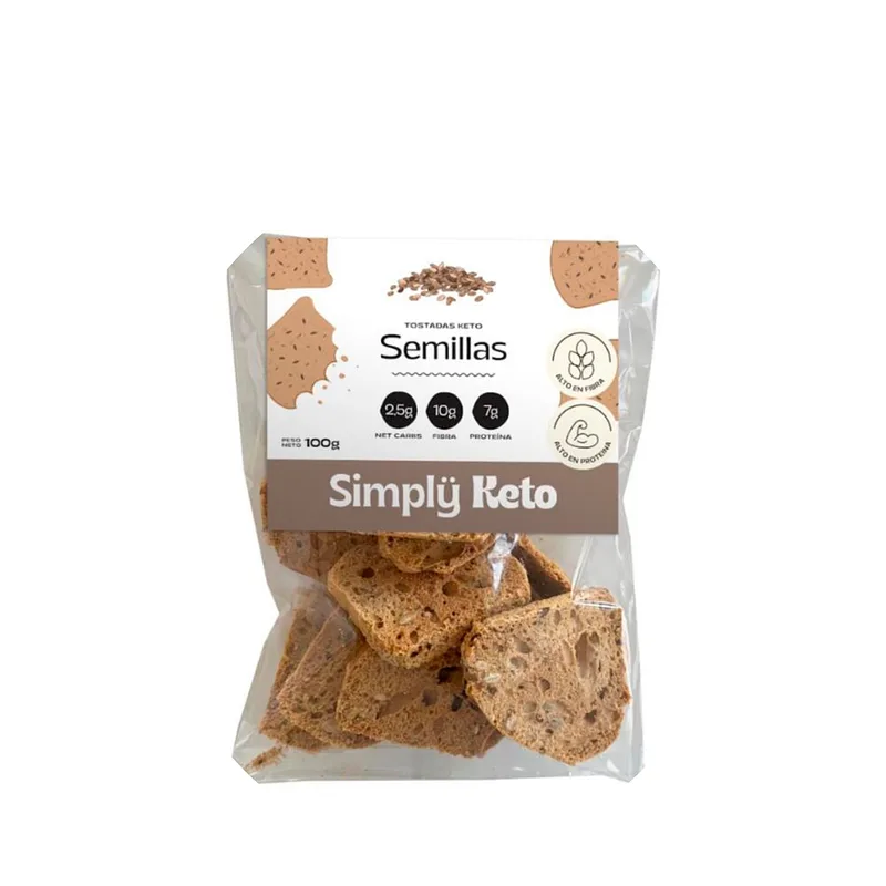Tostadas Semillas x 100 gr (Simply Keto)