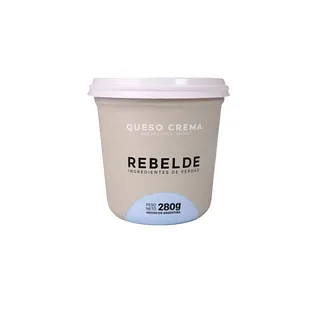 Queso Cream x 280 gr (Rebelde)