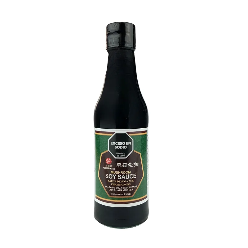 Salsa de Soja con Champinones x 250 ml (Soy Sauce)