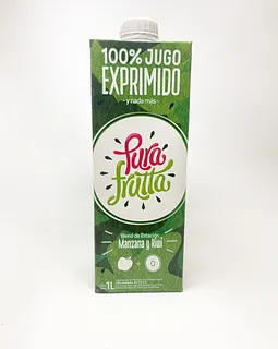 Jugo 100% Exprimido sabor Manzana y Kiwi x 1 lt (Pura Frutta)