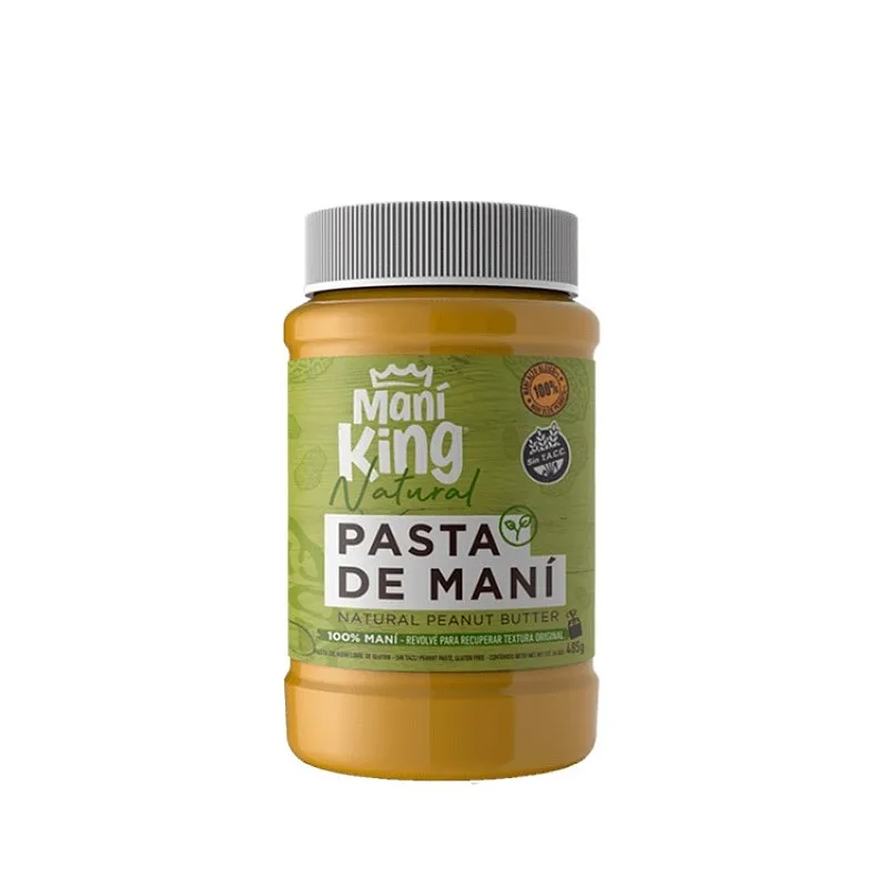 Pasta de Mani Natural Sin Tacc x 485 gr (Mani King )