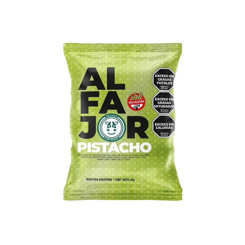Alfajor de Pistacho x 60 gr (Felices Las Vacas)
