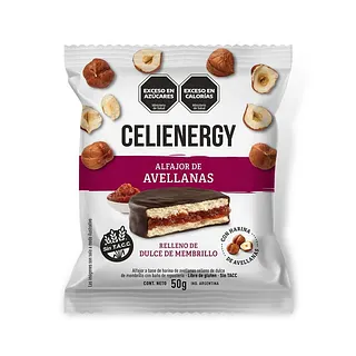 Alfajor de Avellana con Membrillo Negro (Celienergy)