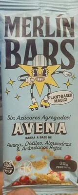 Barrita de Avena x 35 gr (Merlin Bars)