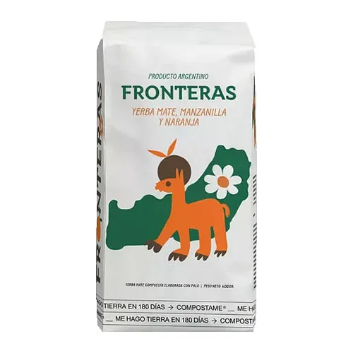 Yerba Mate con Manzanilla y Naranja x 500 gr (Fronteras)