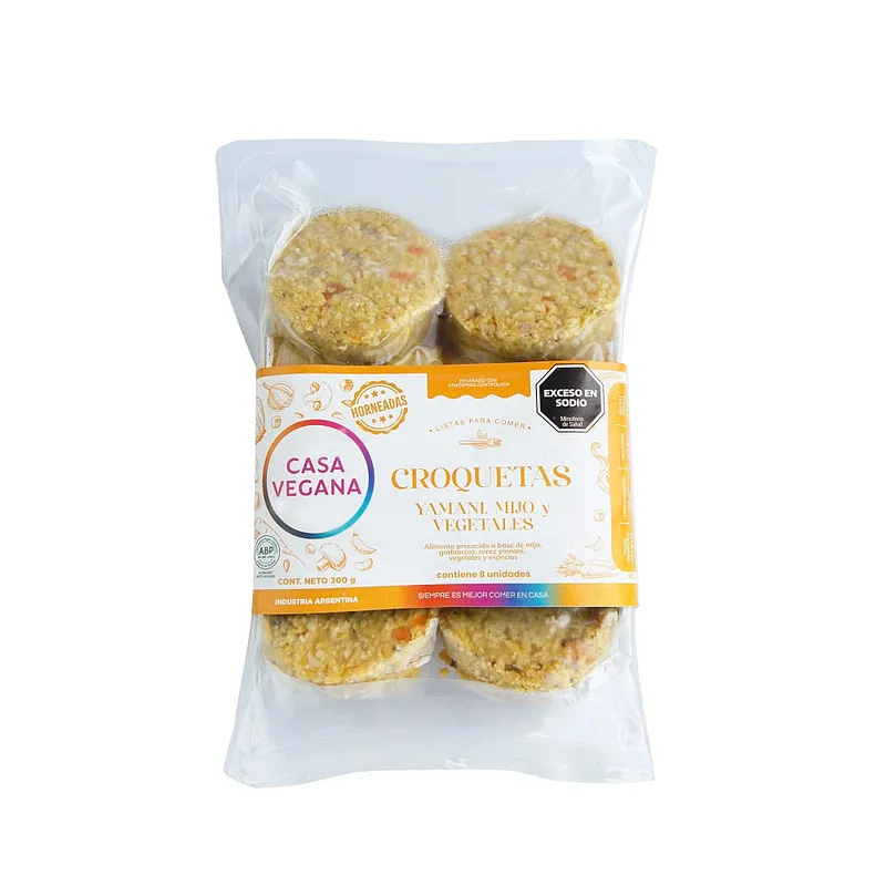 Croquetas de Arroz Yamani Mijo y Vegetales x 300 gr (Casa Vegana)
