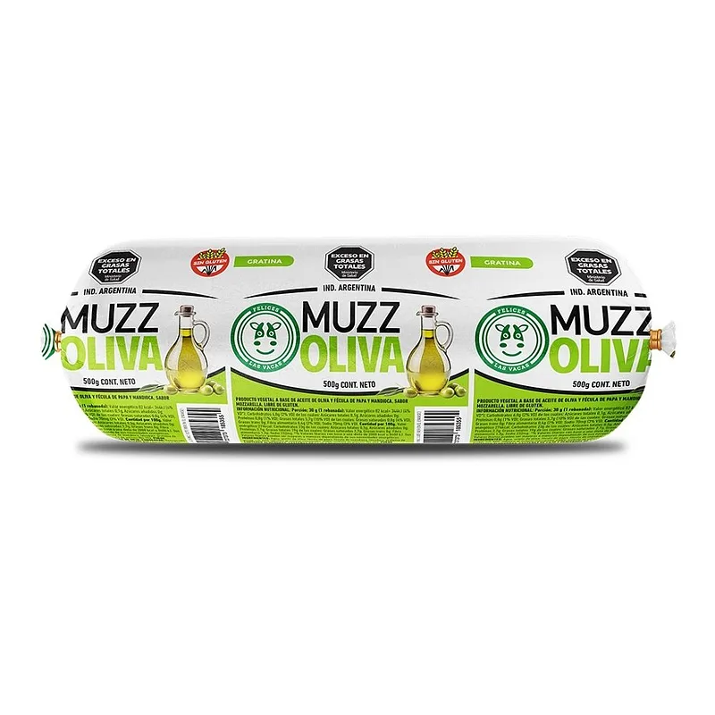 Queso Muzz Oliva x 500 gr (Felices Las Vacas)