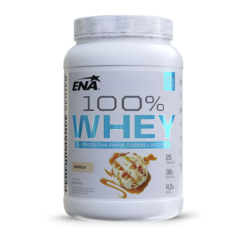 Proteina Whey 100% Sabor Vainilla x 2 lb (ENA)