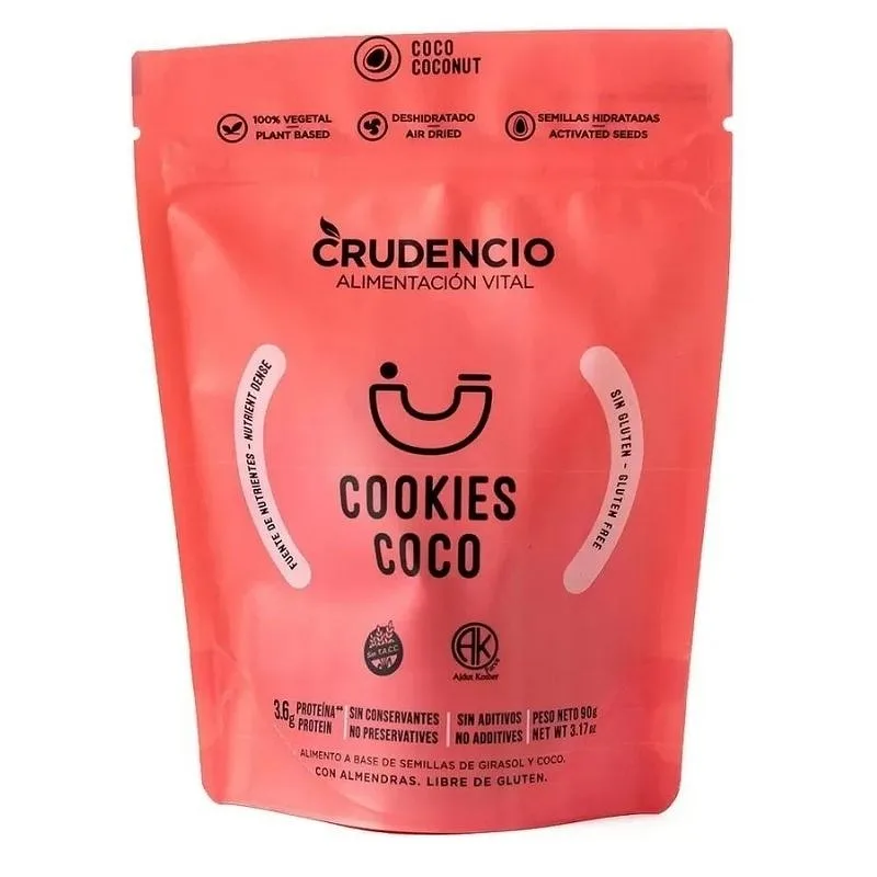 Galletitas Cookies Coco x 90 gr (Crudencio)