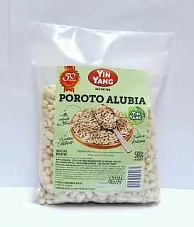 Porotos Alubia Grandes x 500 gr (Yin Yang)