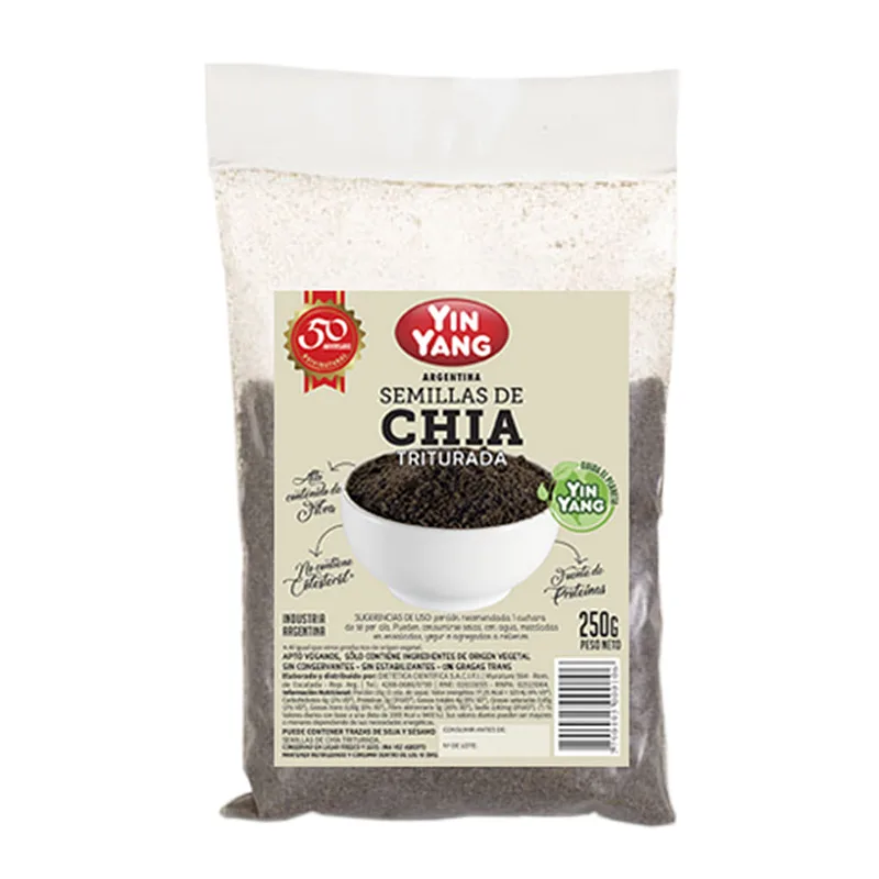Chia Triturada x 250 gr (Yin Yang)