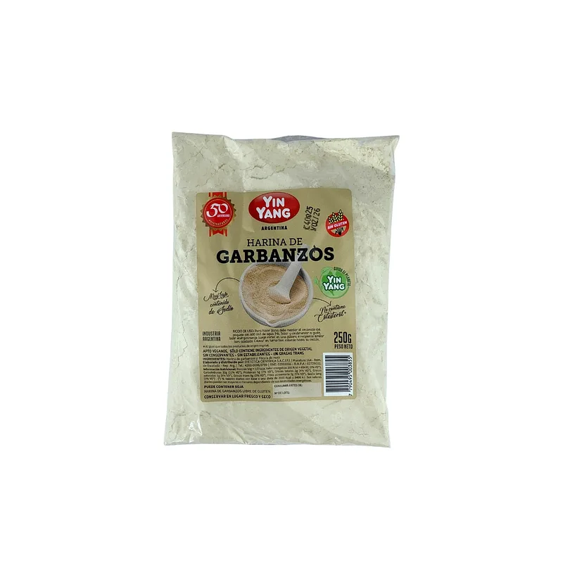 Harina de Garbanzos x 250 gr (Yin Yang)