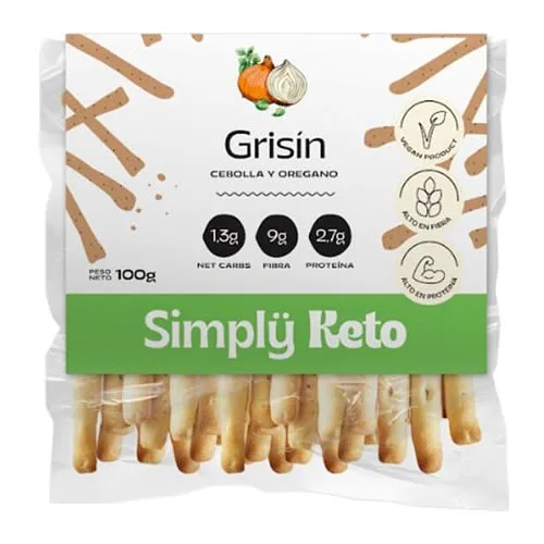 Grisin Cebolla y Oregano x 100 gr (Simply Keto)