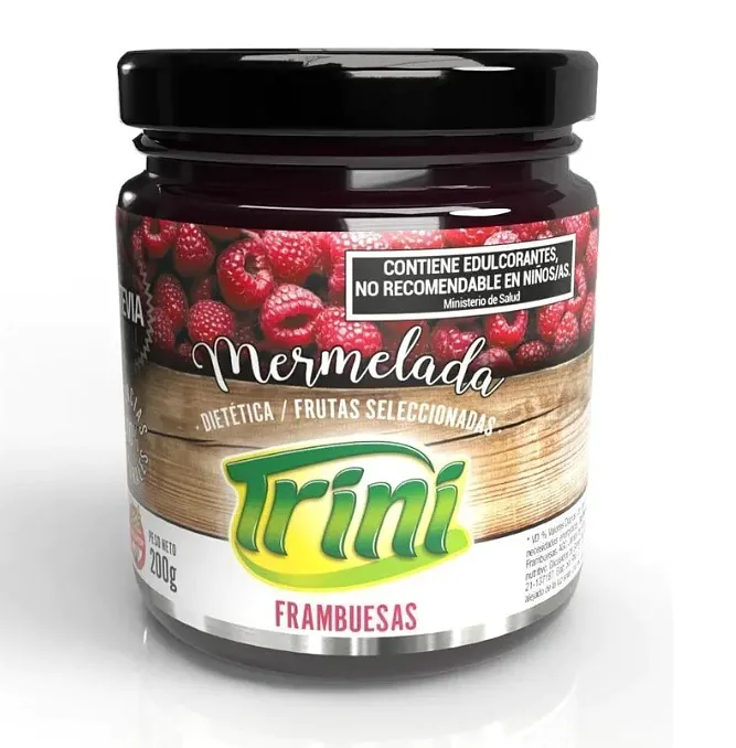 Mermelada Frambuesa con Stevia x 200 gr (Trini)