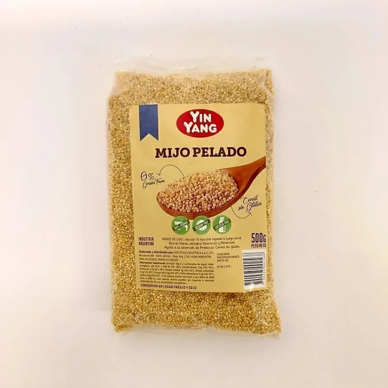 Mijo Pelado x 500 gr x 1 u (Yin Yang)