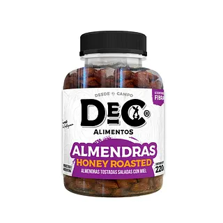 Almendras Honey Roasted x 220 gr (Dec)