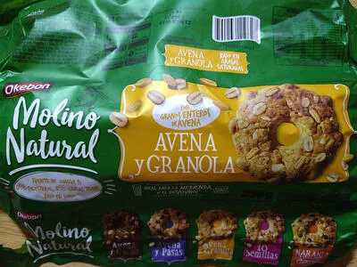 Galletitas de Avena y Granola Molino Natural (Okebon)