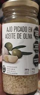 Ajo Picado en Aceite de Oliva x 200 gr (Principe Lujan)