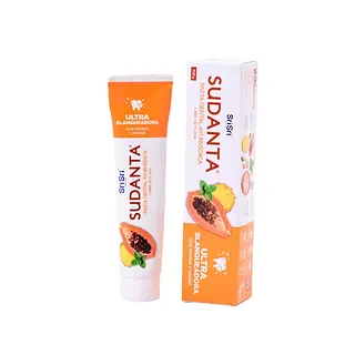Sudanta Half Pasta Dental Ayurvedica Ultra Blanqueadora x 200 gr (Sri Sri)