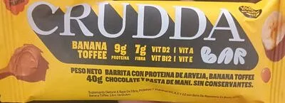 Barrita de Banana Toffee x 40 gr (Crudda)