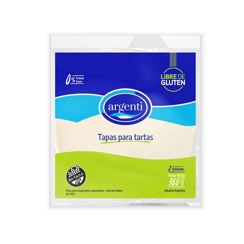 Tapa Para Tarta Vegana x 380 gr (Argenti)