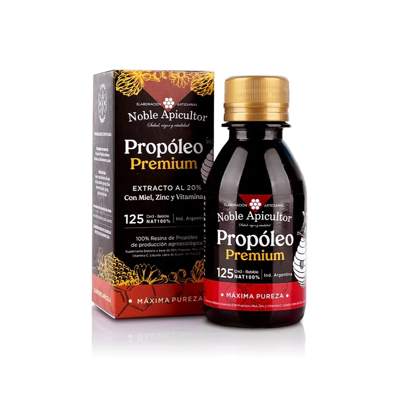 Propoleo Bebible Premium Extra Fuerte Noble Apicultor x 125 ml (Natier)