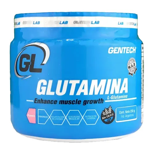 Glutamina Sabor Pomelo x 250 gr (Gentech)