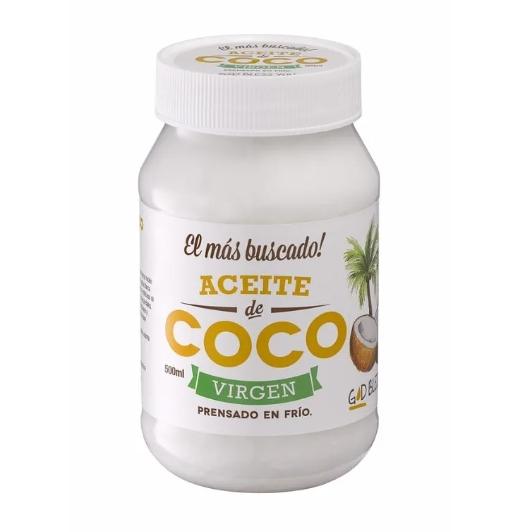 Aceite de Coco Virgen x 500 ml (God Bless You)