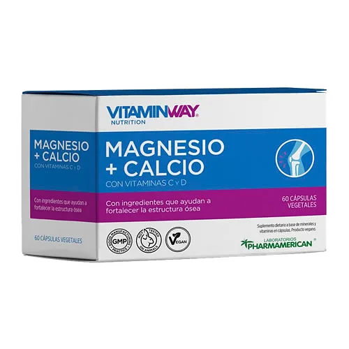 Magnesio + Calcio x 60 cap (Vitaminway)