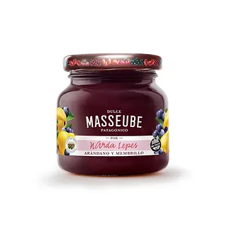Dulce Natural de Arandano y Membrillo x 282 gr (Masseube)