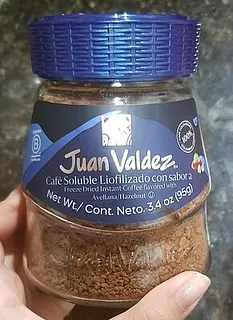 Cafe Soluble Liofilizado con Avellana x 95 gr (Juan Valdez)