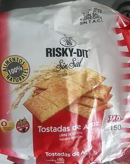 Tostadas de Arroz Sin Sal (Risky Dit)