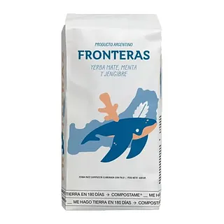Yerba Mate de Menta y Jengibre x 500 gr (Fronteras)