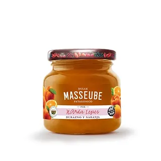 Dulce Natural de Durazno y Naranja x 282 gr (Masseube)