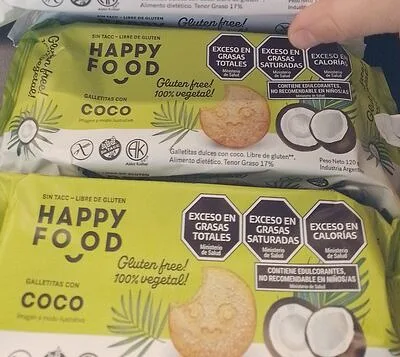 Galletitas con Coco x 120 gr (Happy Food)