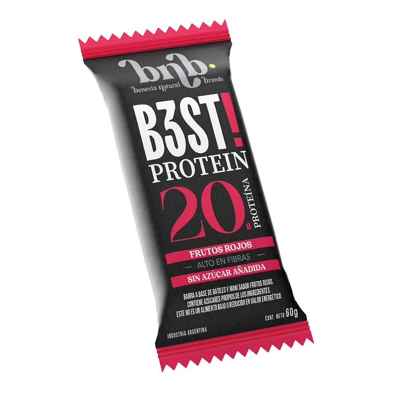 Barra Proteica de Frutos Rojos x 60 gr