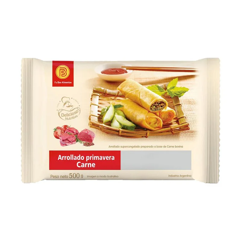 Arrollado Primavera de Carne x 500 gr (Fu Bao)