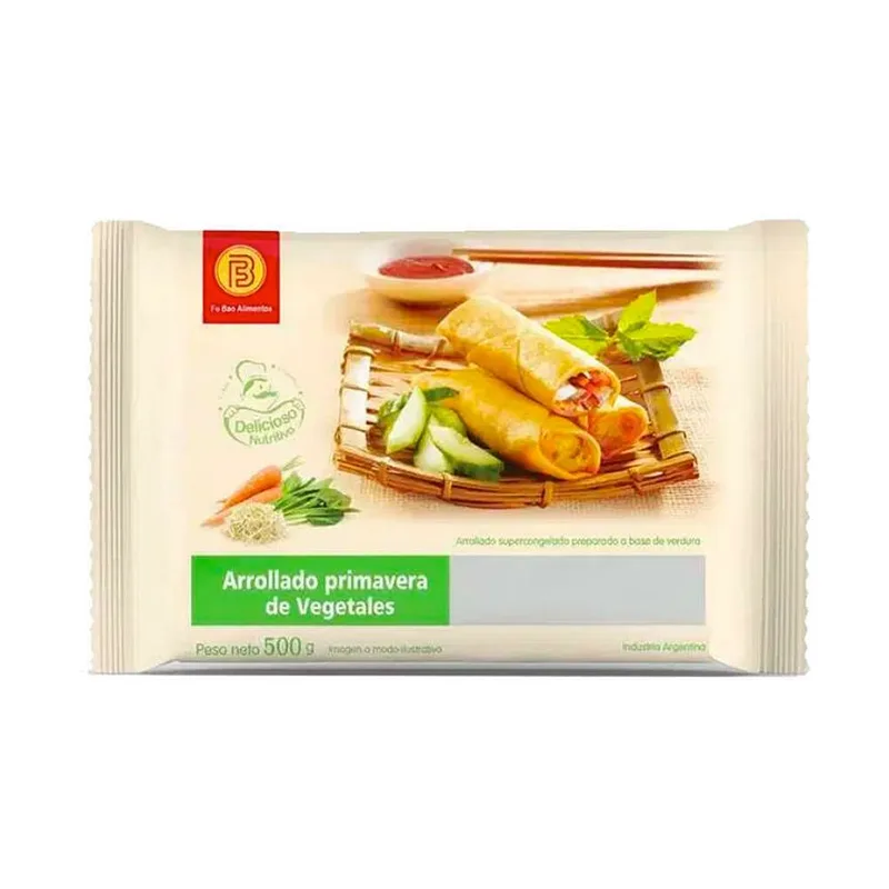 Arrollado Primavera de Vegetales x 500 gr (Fu Bao)