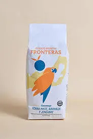 Lata de Yerba Mate de Jengibre y Naranja x 500 gr (Fronteras)