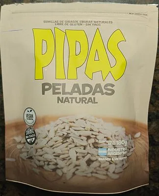 Pipas Peladas Natural x 180 gr